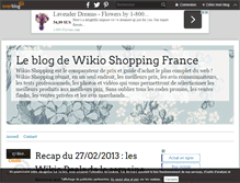 Tablet Screenshot of blog.wikio.fr